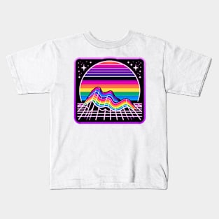 Ride the Vapor Wave Kids T-Shirt